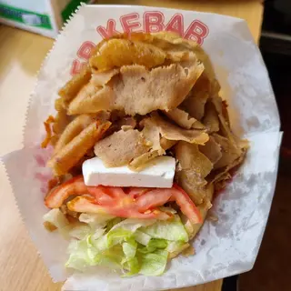 Kebab De Carne Mixto Con Queso