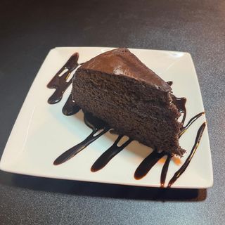 Tarta de chocolate (porción)