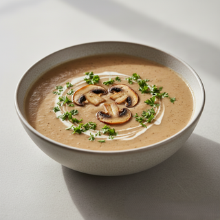 Supa crema de ciuperci