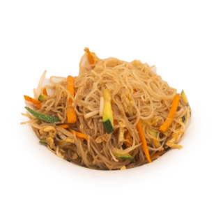 Spaghetti di riso con verdure