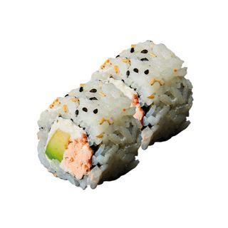 Uramaki salmone cotto, avocado e Philadelphia