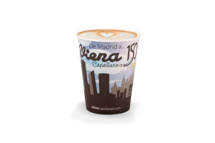 Café descafeinado con leche de máquina
