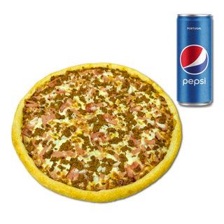 Mexicana Pequena 23cm + Oferta Bebida 33cl