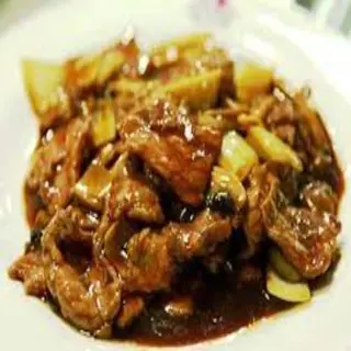 Ternera con salsa de ostras