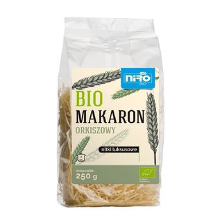 MAKARON (ORKISZOWY) NITKI LUKSUSOWE BIO 250 g - NIRO