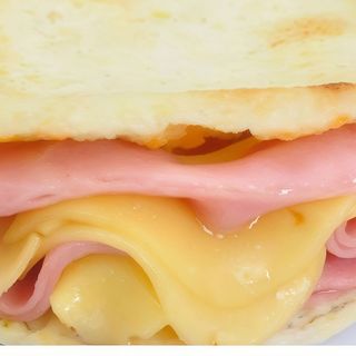 Arepa jamón y queso 