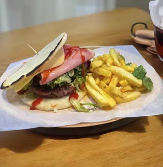 Arepa hamburguesa