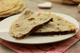 Piadina con Nutella