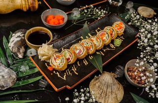 Ролл  Сяке Темпура