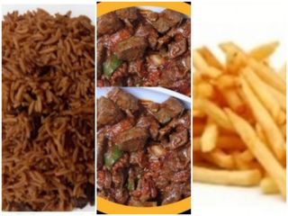 1/2 Chips + 1/2 Pilau And Liver