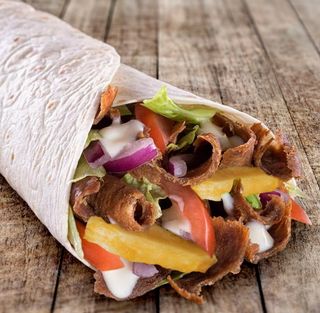 Menú dürum tropical