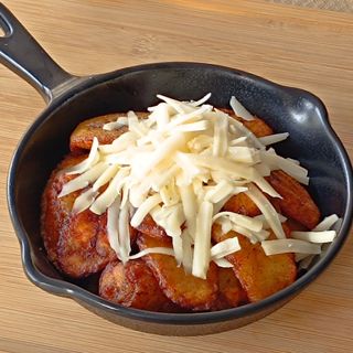 Ración de Plátano Macho Maduro con Queso (Tajadas)