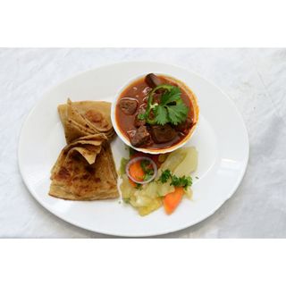Liver with chapati