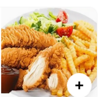 Menu Tiras de Frango (5 peças)