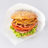 Сандвич с двойна плескавица (420г)