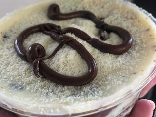 Bolo no pote de ninho com Nutella 