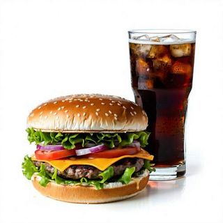 Menú hamburguesas bravas