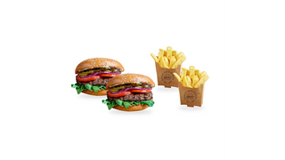 2x burger i 2x frytki
