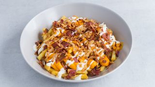 Bacon loaded fries