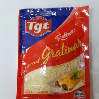 Queso rallado .
