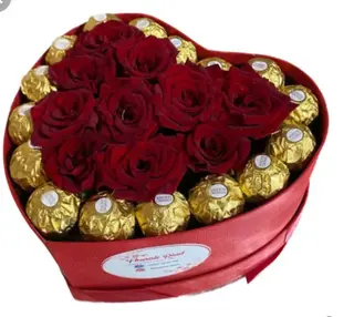 Box cœur ferrero ; grand