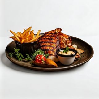 Pileći file sa pomfritom 250-300 g