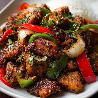 Chicken In Black Pepper