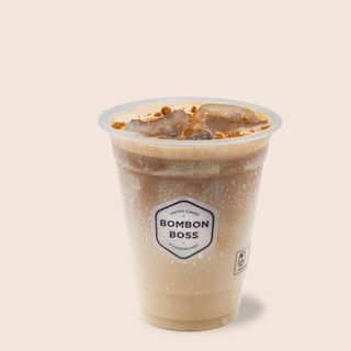 Iced speculoos flat white