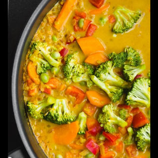 Verduras Salteadas Con Thai Curry