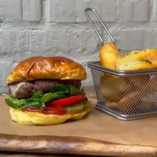 Hamburguesa Black Angus Pandelino Cheddar
