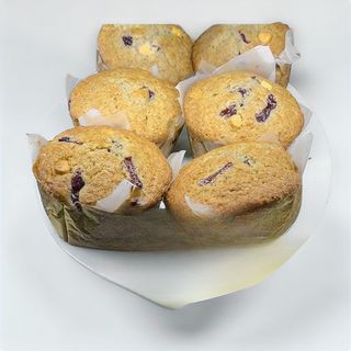 Raspberry & White Chocolate Muffin