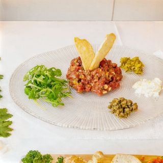 Steak tartar de carne roja