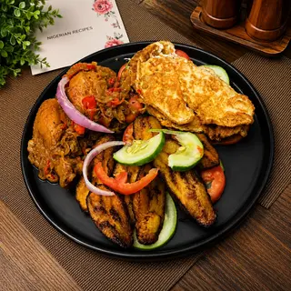 Plantain & Mora Meat/Chicken