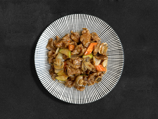 Cerdo Con Salsa De Yu Xiang