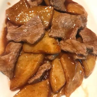 Vitello con patate alla piastra