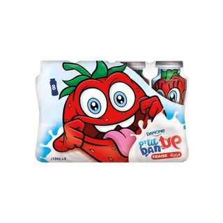 Pack Yaourt à Boire Fraise Danup Danone 8x130g