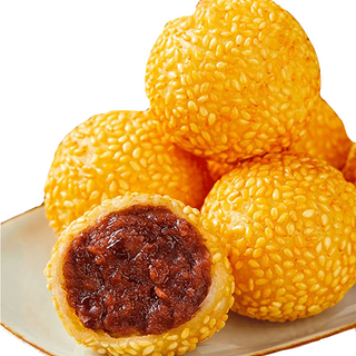 Palline di riso glutinoso con sesamo fritte 炸汤圆