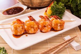 Кущияки с креветками