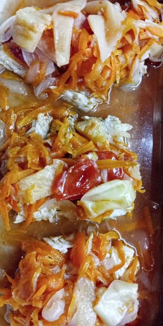 Риба  з овочами (100г)