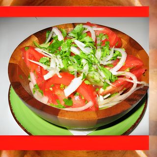 კიტრი-პამიდვრის სალათა