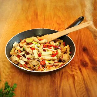 Poulet aux Champignons + Bambou