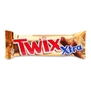 Шоколадий батончик Twix Extra з карамеллю (75г)