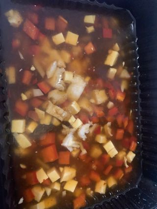 15А.Люто кисела супа с пилешко месо500гр)