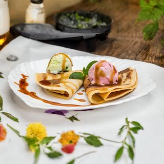 Clătite cu îngheţată