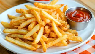 Meniu ketchup cartofiori prajiti