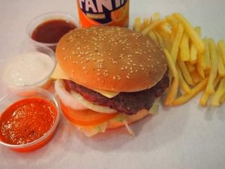 Menú Hamburguesa Pollo