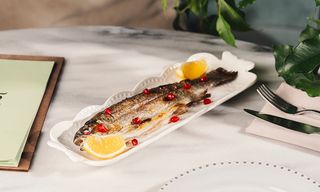 კალმახი ნაკვერჩხალზე 300გრ