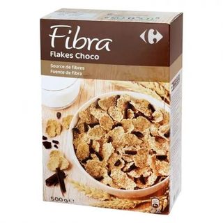 Cereales Con Chocolate Fibra Carrefour 500 Gr.