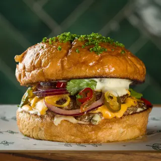"Lemon-chilly" double smash burger ️️