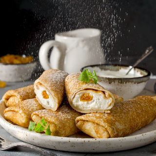 Clătite cu brânză la cuptor 350G